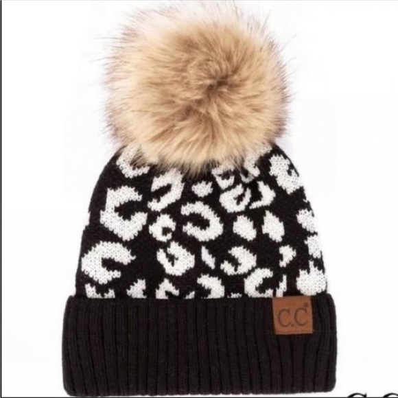Leopard print beanie - Picture 3 of 3